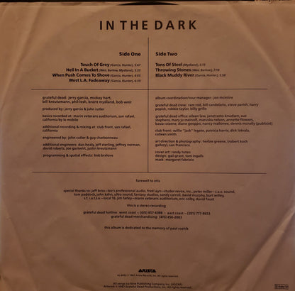 Grateful Dead* : In The Dark (LP, Album, SRC)