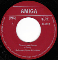 Ballhausorchester Kurt Beyer : Amboß-Polka / Champagner-Galopp (7", Single)