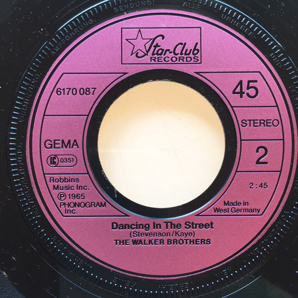The Walker Brothers : Land Of Thousand Dances / Dancing In The Street (7", Single)