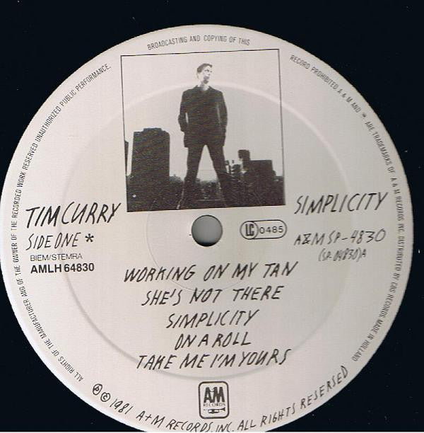 Tim Curry : Simplicity (LP, Album)