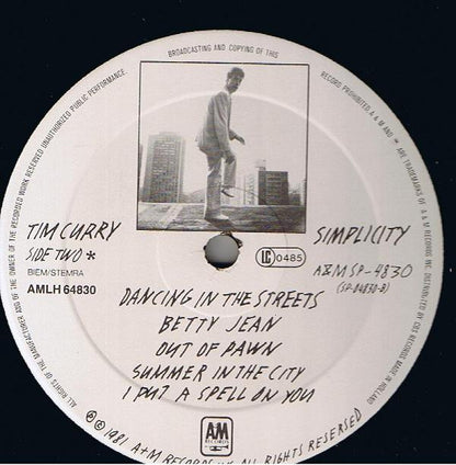 Tim Curry : Simplicity (LP, Album)