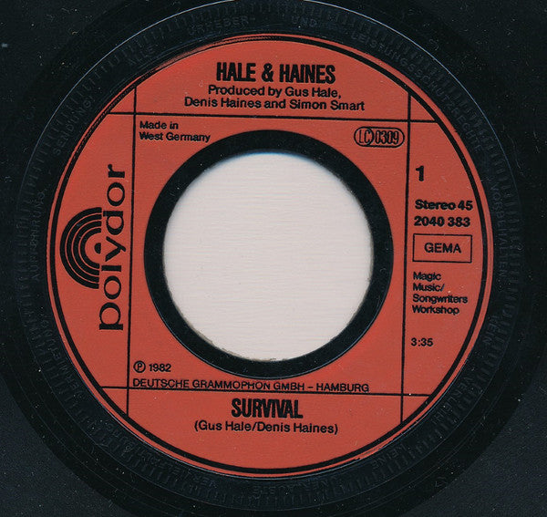 Hale And Haines : Survival (7")