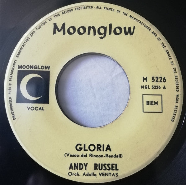 Andy Russell (2) : Gloria / Muchas Gracias (Danke Schön) (7")