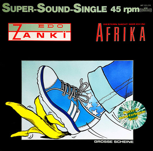 Edo Zanki : (Gestern Nacht War Ich In) Afrika (12", Gre)