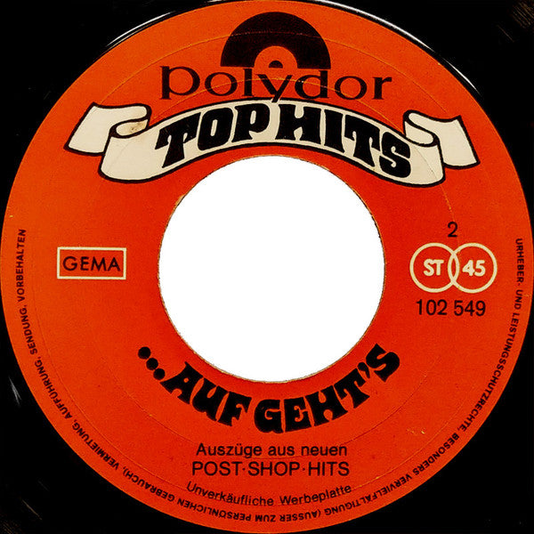Bee Gees / Various : Post Shop Hits (7", Single, Promo)