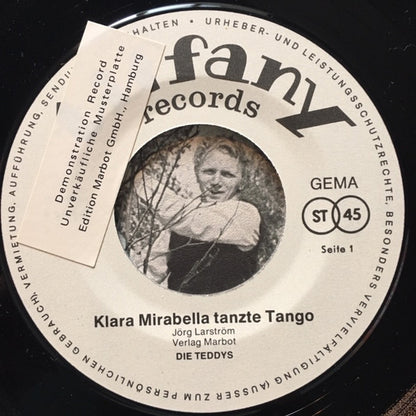 Die Teddys : Klara Mirabella Tanzte Tango (7", Single, Promo)
