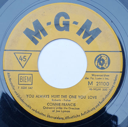 Connie Francis : My Happiness / You Always Hurt The One You Love (7", Single)