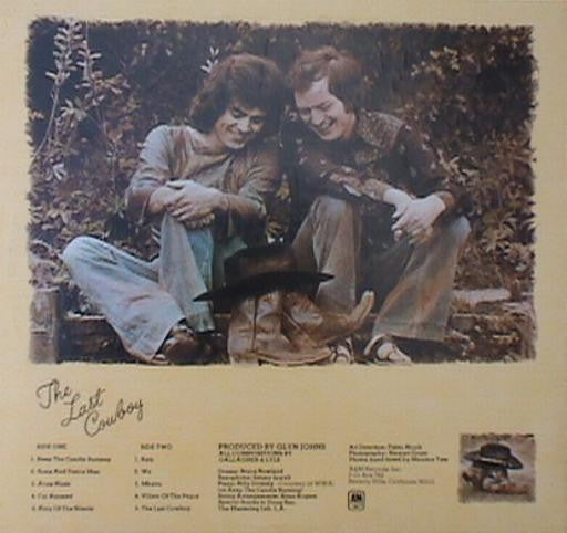 Gallagher & Lyle : The Last Cowboy (LP, Album)