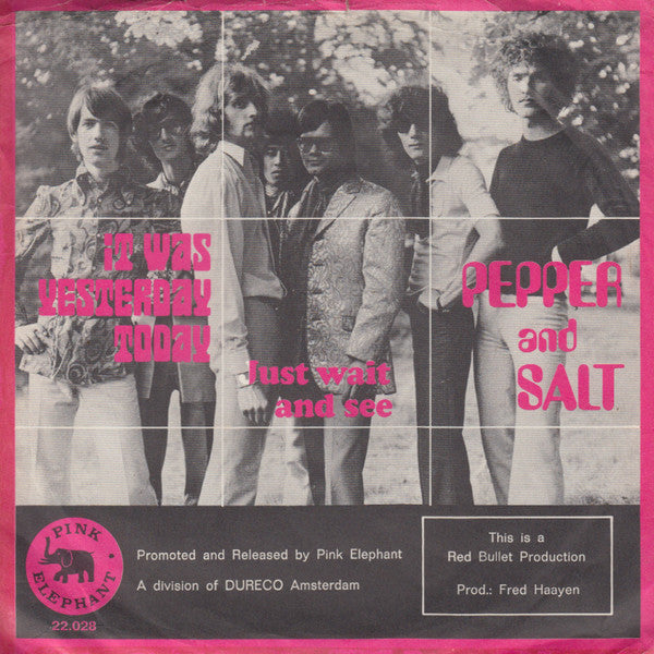 Pepper & Salt : It Was Yesterday Today (7", Single, Mono)