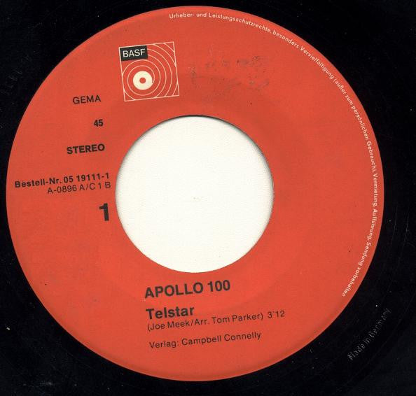 Apollo 100 : Telstar (7", Single)