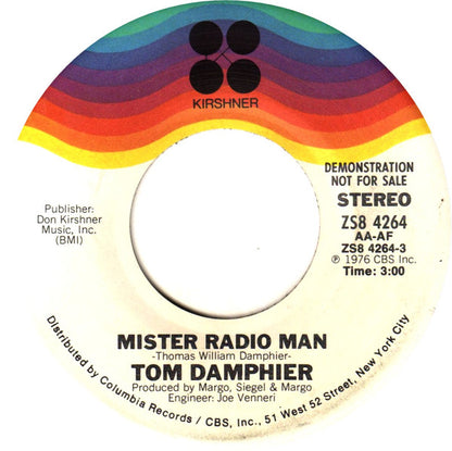 Tom Damphier : Mister Radio Man (7", Mono, Promo)
