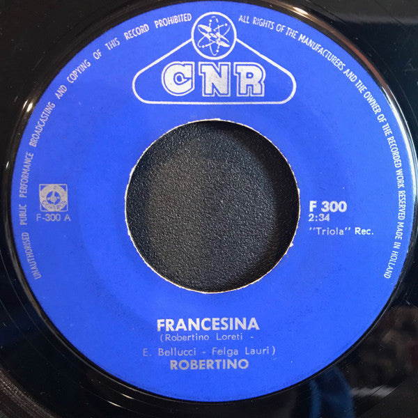 Robertino Loretti : Francescina/La Paloma (7")