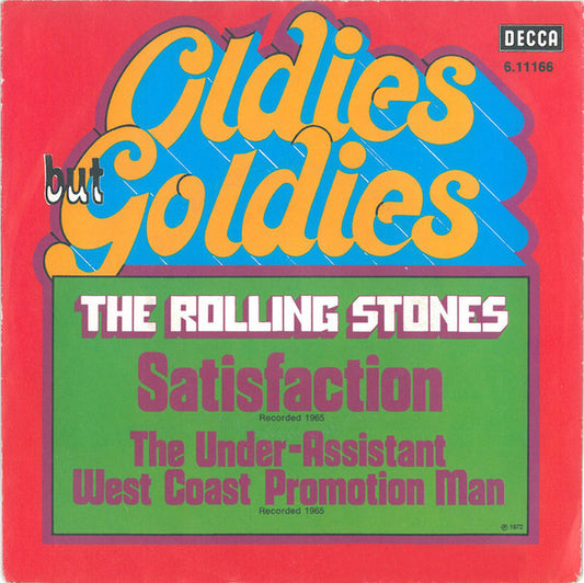 The Rolling Stones : Satisfaction (7", Single, RE)