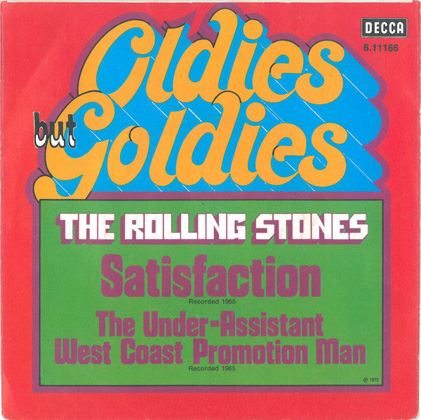 The Rolling Stones : Satisfaction (7", Single, RE)