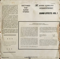No Artist : Efeitos Sonoros Volume 1 (Sound Effects: Vol. 1) (LP, RE)