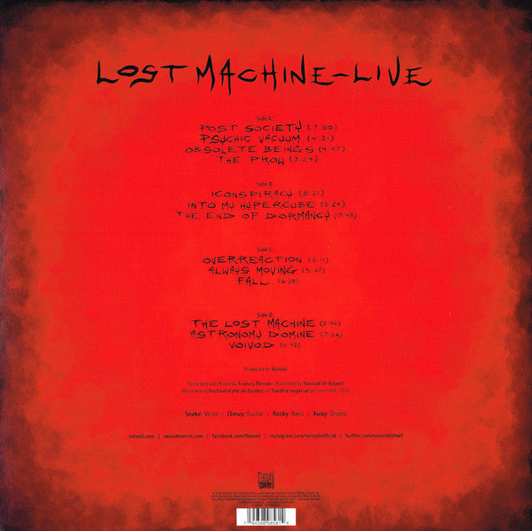 Voïvod : Lost Machine - Live (2xLP, Album, 180)
