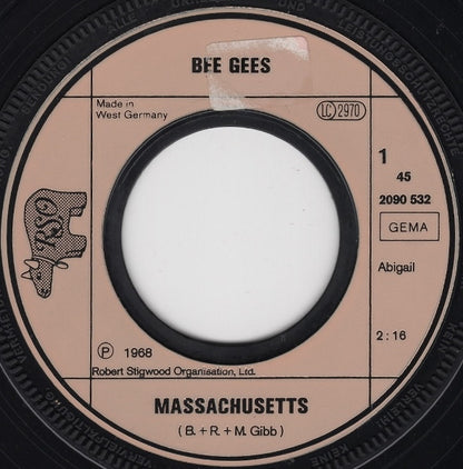 Bee Gees : Massachusetts / I've Gotta Get A Message To You (7", Single)