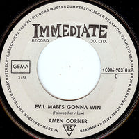 Amen Corner : Hello Susie / Evil Man's Gonna Win (7", Single)