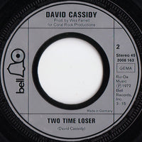 David Cassidy : I Am A Clown (7", Single)