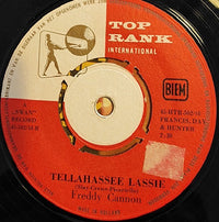 Freddy Cannon : Tellahassee Lassie / Okefenokee (7", Pus)