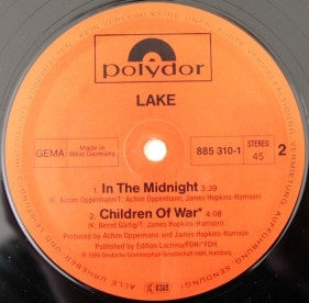 Lake (2) : In The Midnight (12", Maxi)