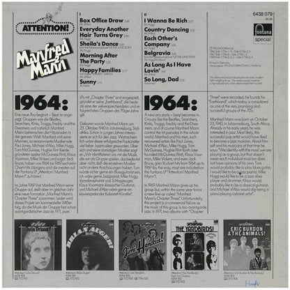 Manfred Mann : Attention! Manfred Mann! Vol. 2 (LP, Comp)