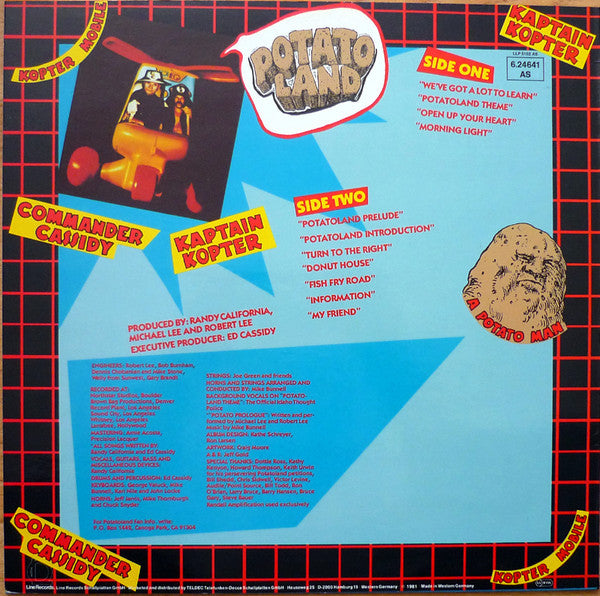 Spirit (8) : The Adventures Of Kaptain Kopter & Commander Cassidy In Potato Land (LP, Album, Com)