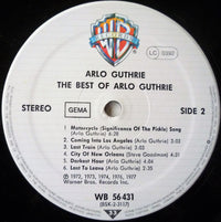 Arlo Guthrie : The Best Of Arlo Guthrie (LP, Comp, RE)