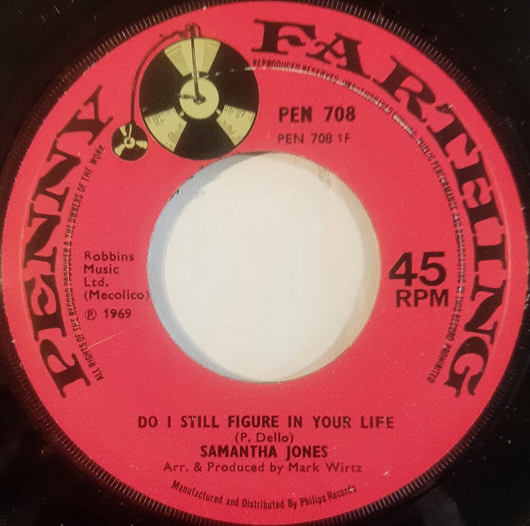 Samantha Jones : Do I Still Figure In Your Life (7", Single)