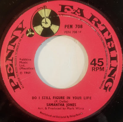 Samantha Jones : Do I Still Figure In Your Life (7", Single)
