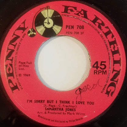 Samantha Jones : Do I Still Figure In Your Life (7", Single)