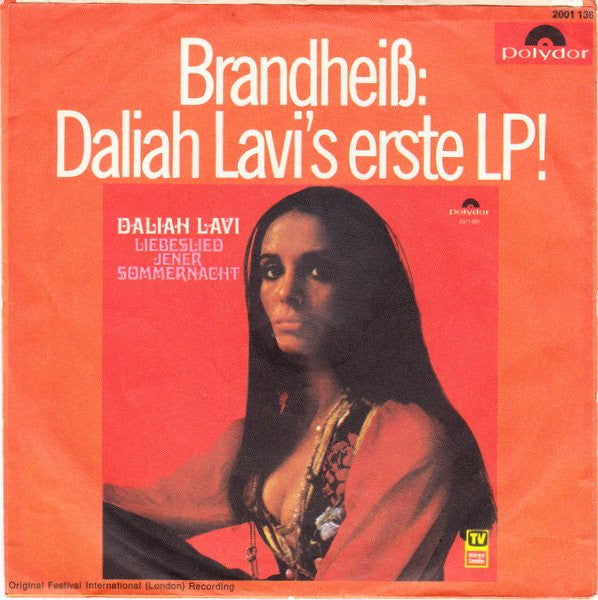 Daliah Lavi : Wer Hat Mein Lied So Zerstört, Ma? (7", Single)