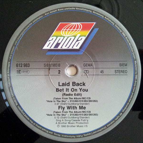 Laid Back : Bet It On You (12", Maxi)