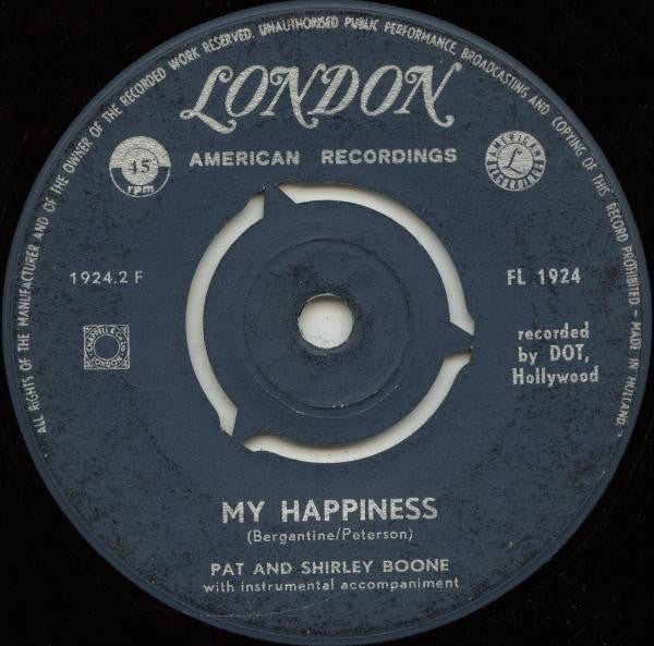 Pat Boone And Shirley Boone : Side By Side (7", Single)