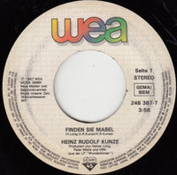 Heinz Rudolf Kunze : Finden Sie Mabel! (7", Single)