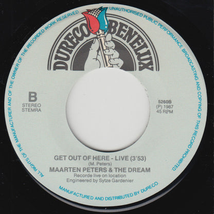 Maarten Peters & The Dream : Burn Your Boats (7", Single)