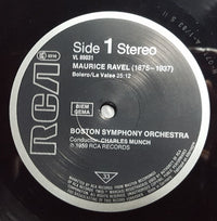 Maurice Ravel / Claude Debussy – Boston Symphony Orchestra, Charles Munch : Bolero - Rhapsodie Espagnole / Prélude A L'Après-Midi D'Un Faune (LP, Mono)