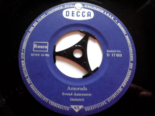 Svend Asmussens Kvintet : Delicado / Amorada (7", Single)
