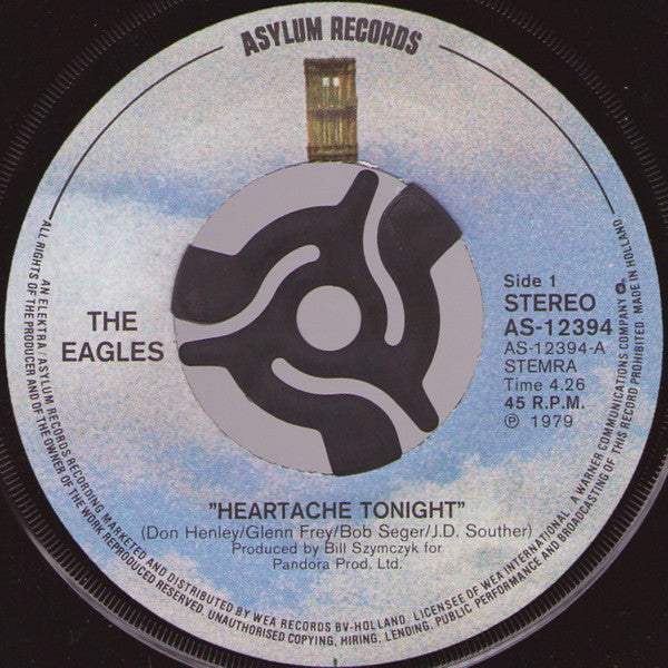 Eagles : Heartache Tonight (7")