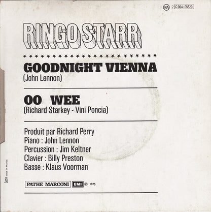 Ringo Starr : Goodnight Vienna (7", Single)