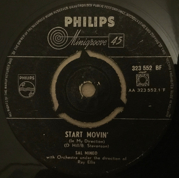 Sal Mineo (2) : Start Movin' (7", Single)