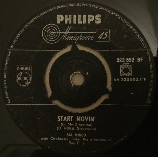 Sal Mineo (2) : Start Movin' (7", Single)