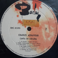 Charles Aznavour : Canta En Español  (LP, Album)