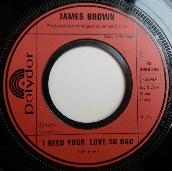 James Brown : Reality (7", Single)