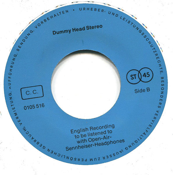 Unknown Artist : Kunstkopf-Stereofonie / Dummy Head Stereo  (7")