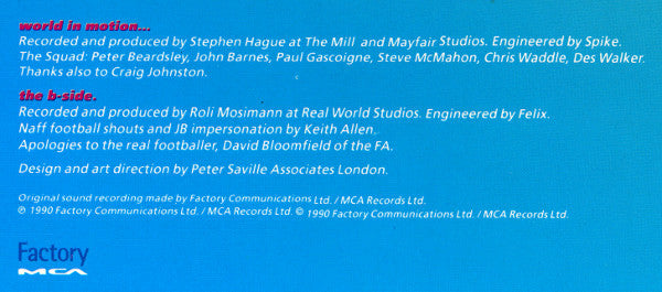 Englandneworder* : World In Motion... (12", Single)