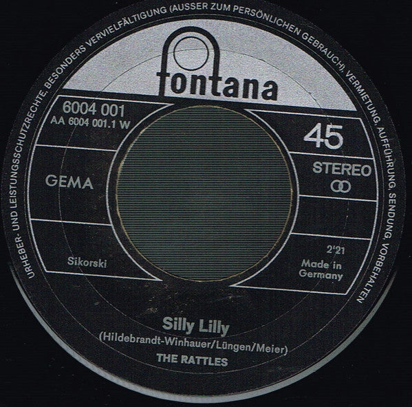 The Rattles : Silly Lilly / Papa-San (7", Single)