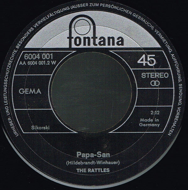The Rattles : Silly Lilly / Papa-San (7", Single)