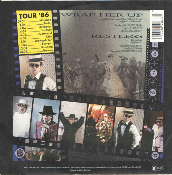 Elton John : Wrap Her Up (7", Single)