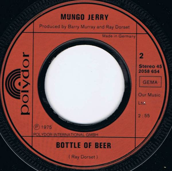 Mungo Jerry : Hello Nadine (7", Single)